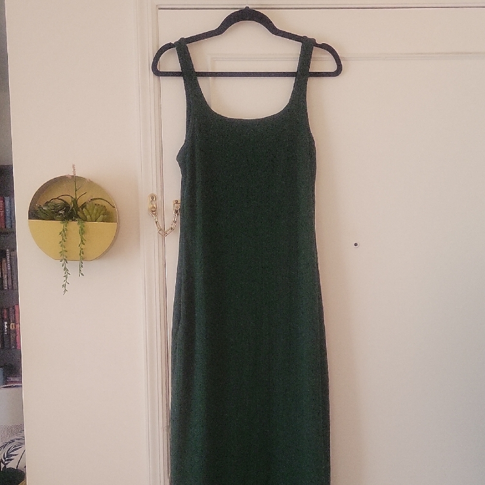 Green Maxi Tank Dress